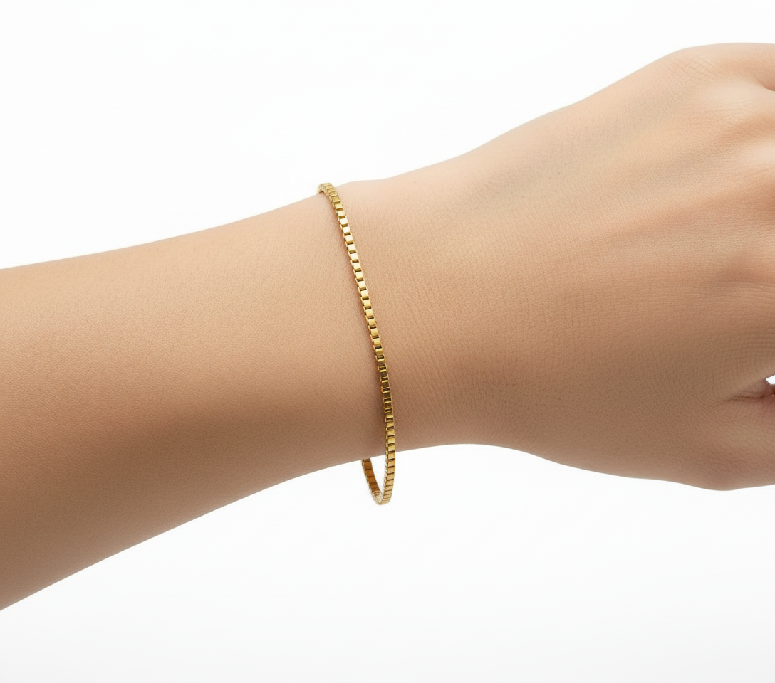 Gold Minimalist Chain Bracelet