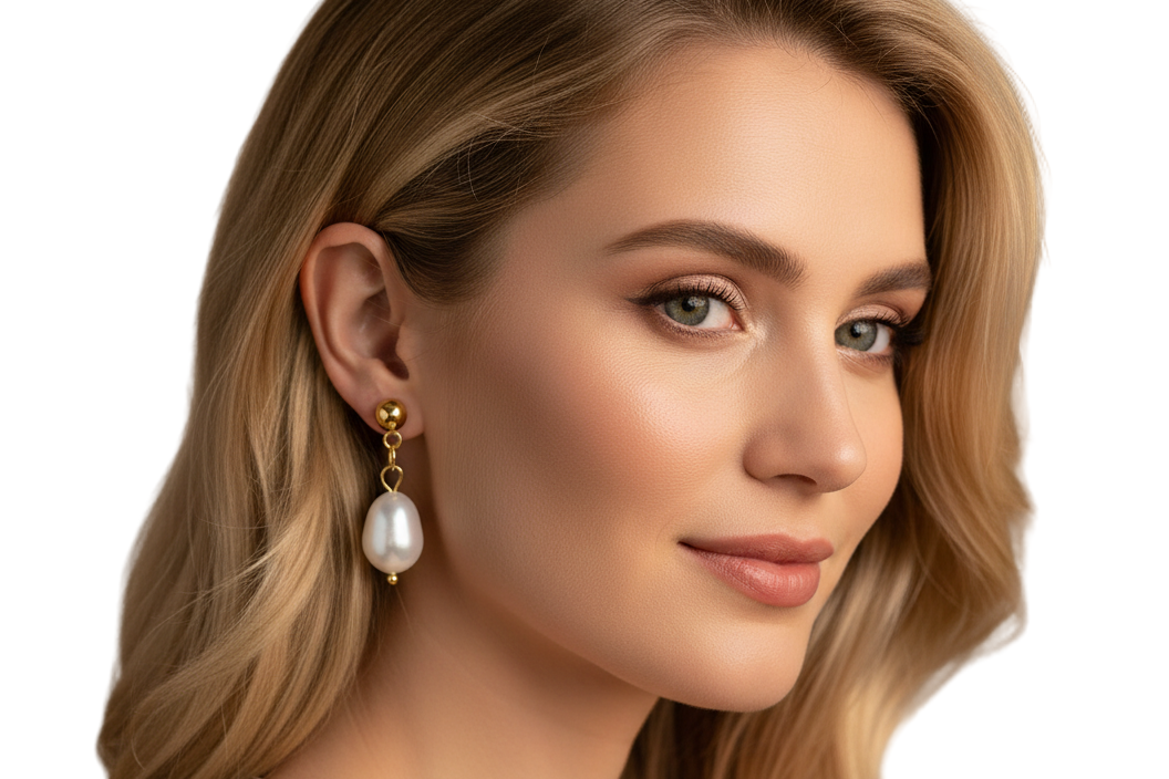 Freshwater Pearl Drop Earrings