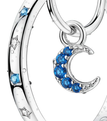 Celestial Sun & Moon Hoop Earrings