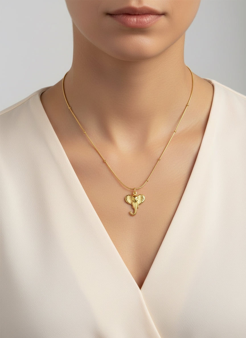 Elephant Pendant Necklace