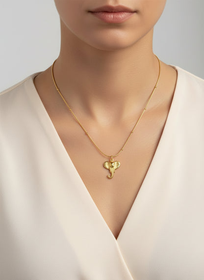 Elephant Pendant Necklace