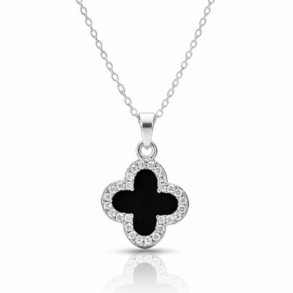 Clover Pendant Necklace – Reversible Elegance