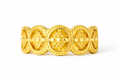 Geometric Circle Open Ring
