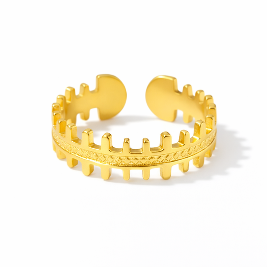Geometric Spiked Open Ring