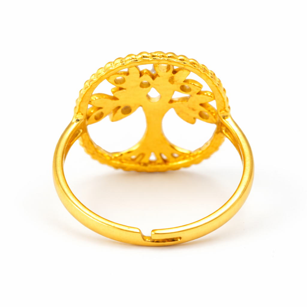 Gold Tree of Life Ring
