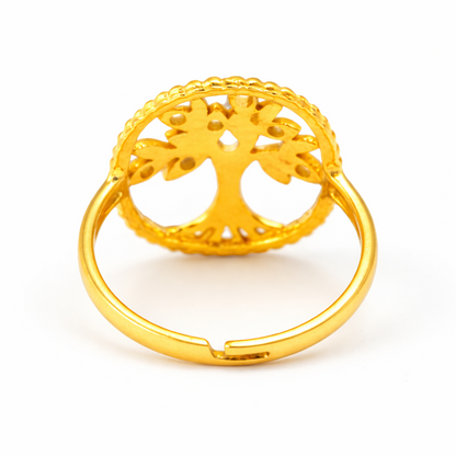 Gold Tree of Life Ring