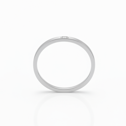 Silver Diamond Ring