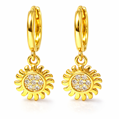 Sunburst Dangle Earrings
