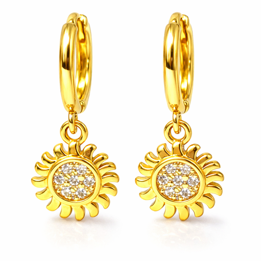 Sunburst Dangle Earrings