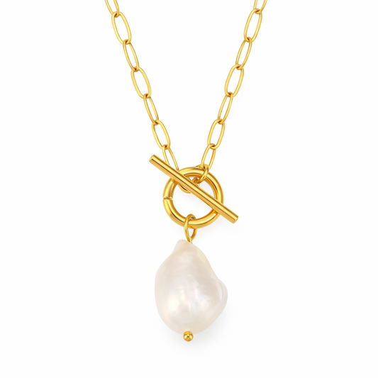 Baroque Pearl Pendant Necklace