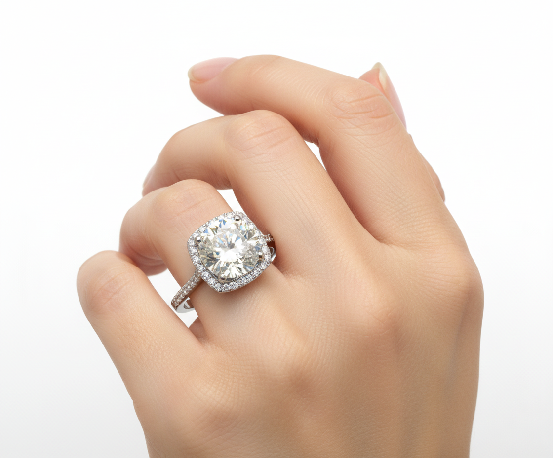 Moissanite Classic Ring