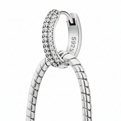 Silver Hoop Earrings