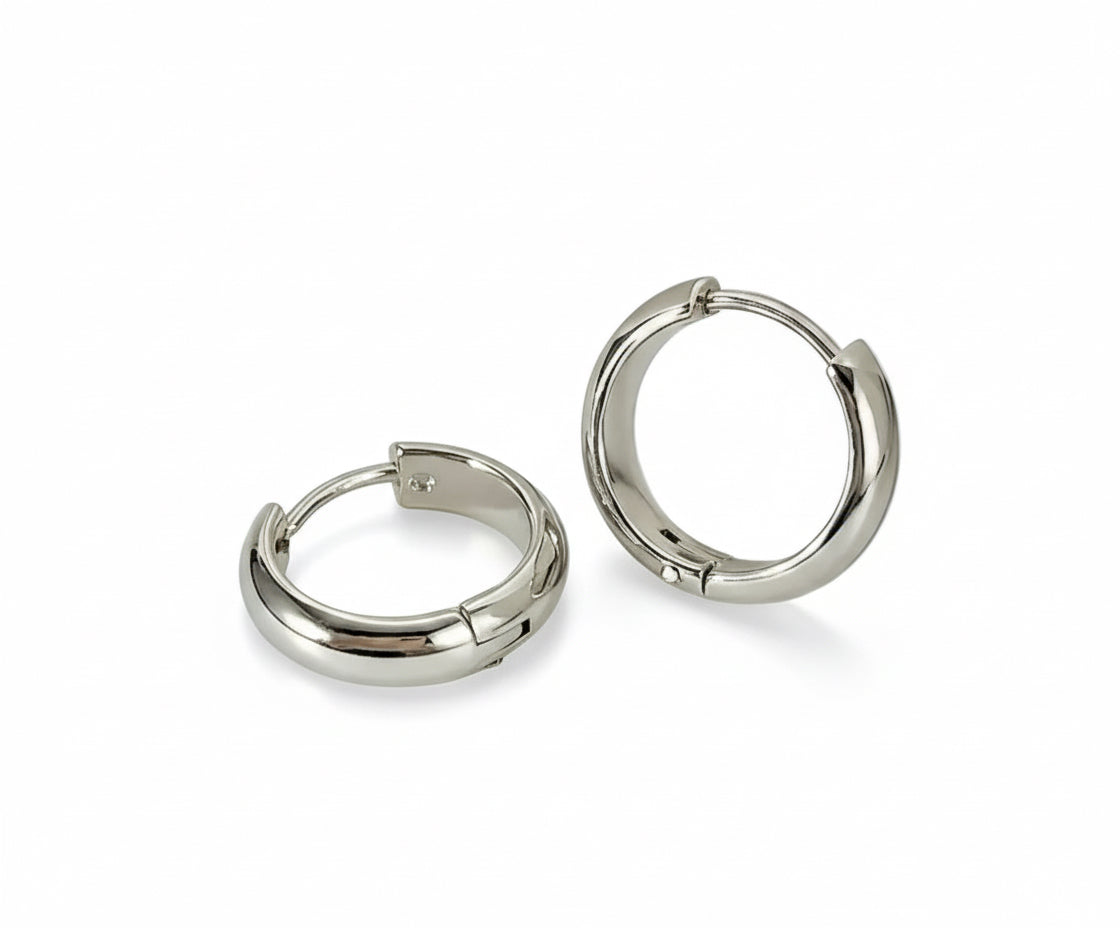 Silver Hoop Earrings