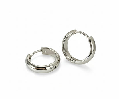 Silver Hoop Earrings