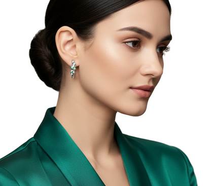 Snake Hoop Earrings