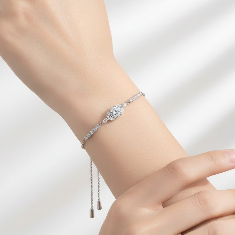 Moissanite Tennis Bracelet