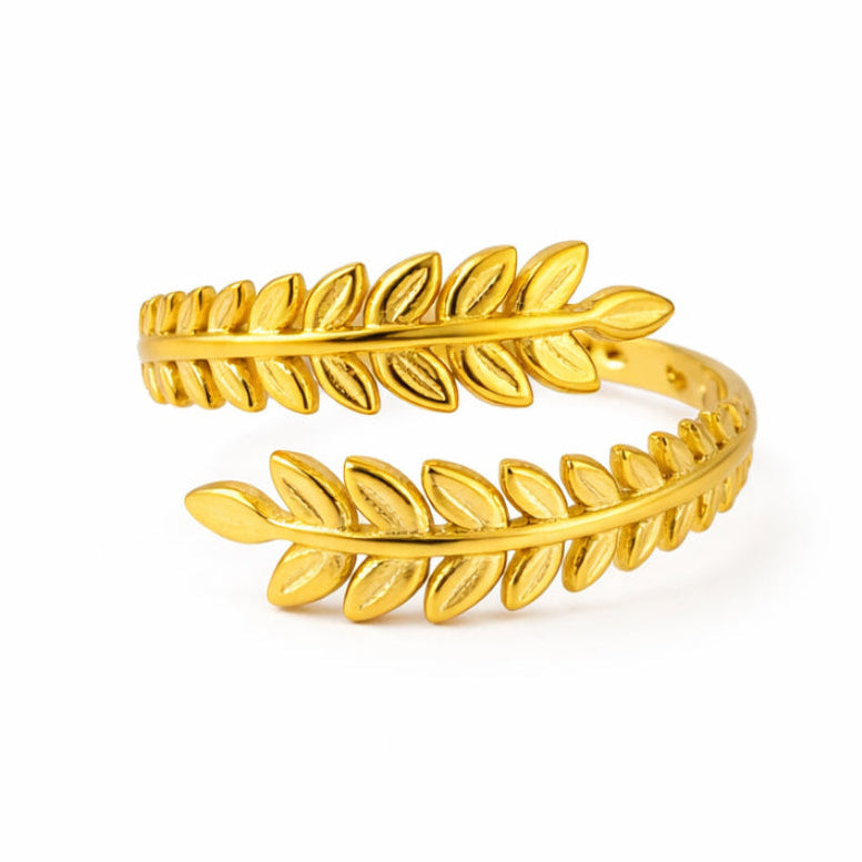 Gold Leaf Ring