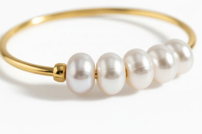 Gold Freshwater Pearl Ring