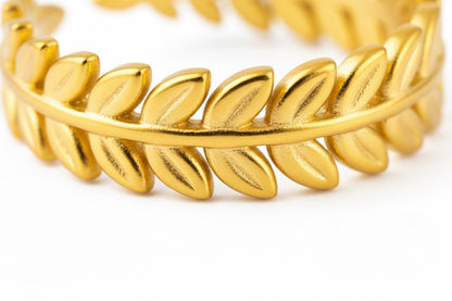 Gold Leaf Ring