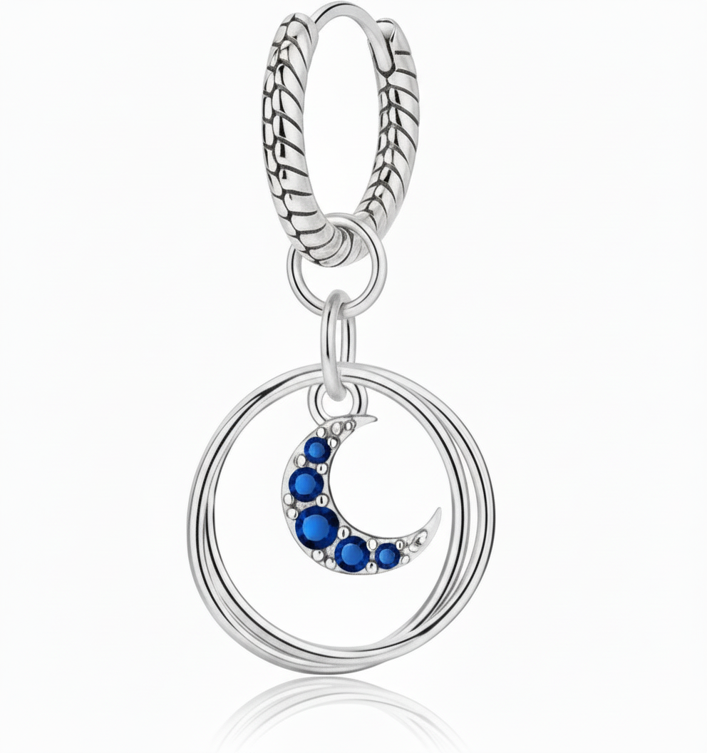 Celestial Mismatched Moon & Star Hoop Earrings