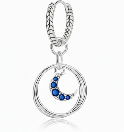Celestial Mismatched Moon & Star Hoop Earrings