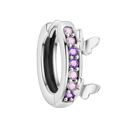 Elegant Butterfly Hoop Earrings