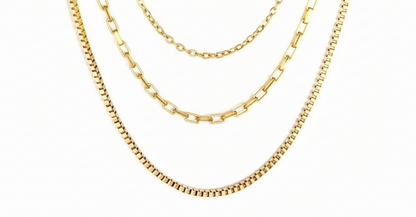 Gold Triple-Layer Necklace