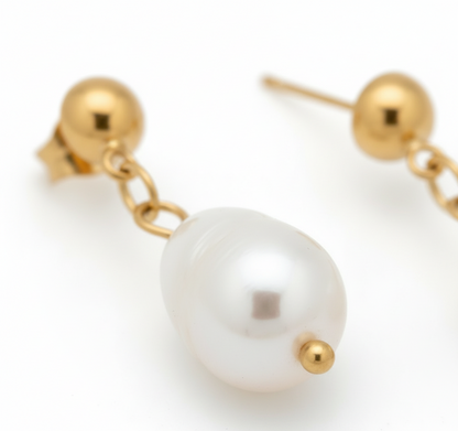 Freshwater Pearl Drop Earrings