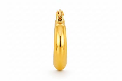 Irregular Gold Hoop Earrings