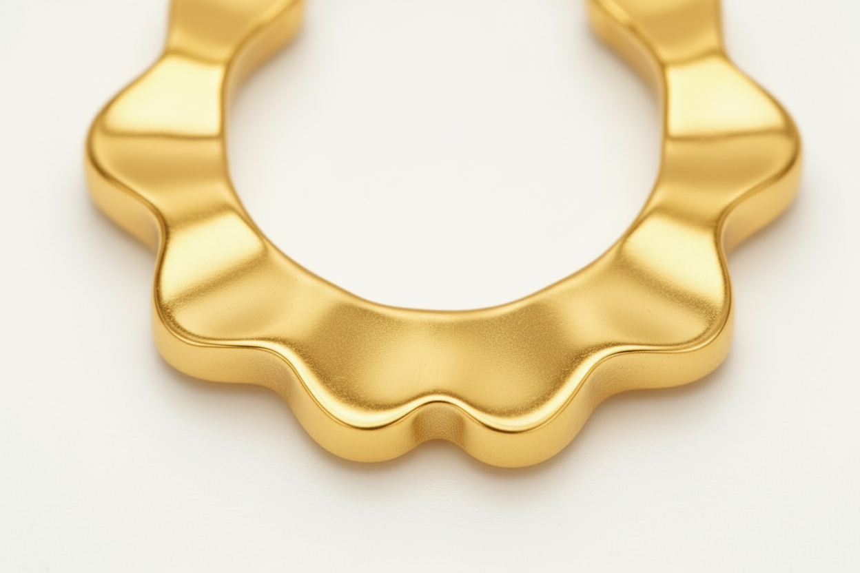 Geometric Gold Hoop Earrings