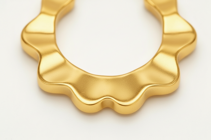 Geometric Gold Hoop Earrings