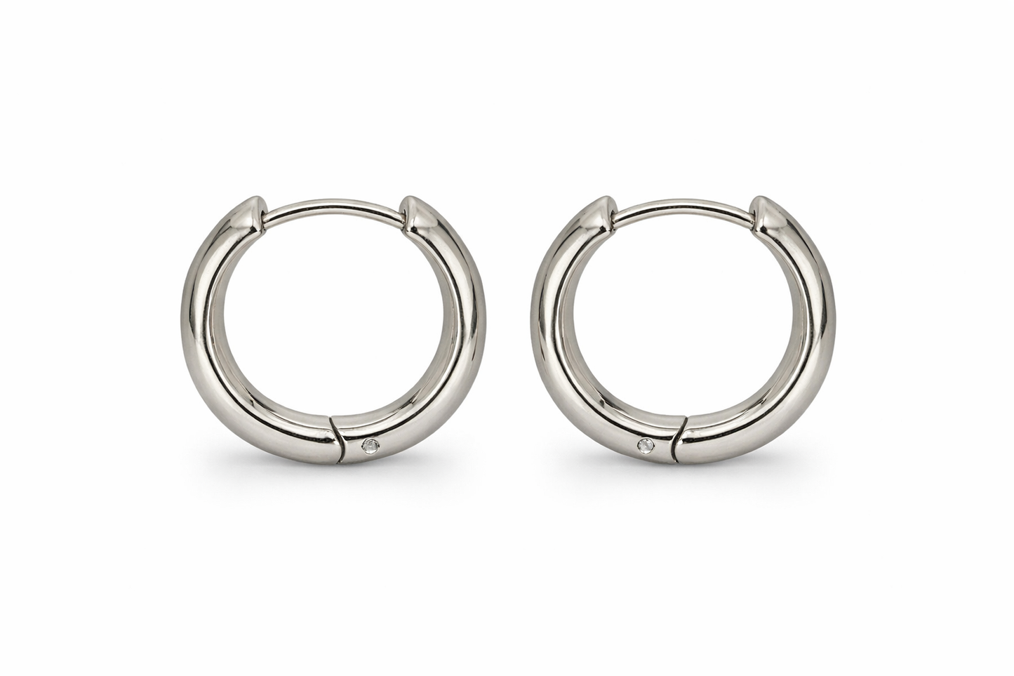 Silver Hoop Earrings