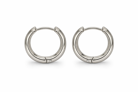 Silver Hoop Earrings