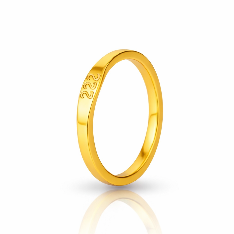 Gold Ring Angel Number 222