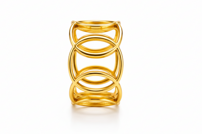 Gold Oval Ring