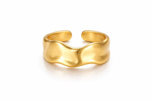 Gold Wave Ring