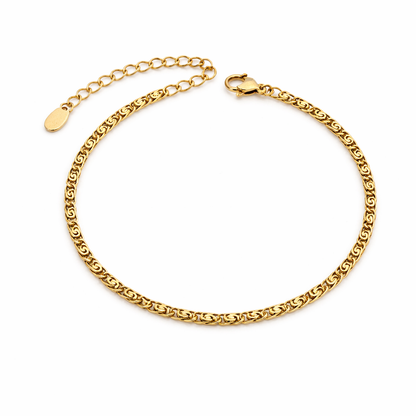 Gold Byzantine Chain Bracelet
