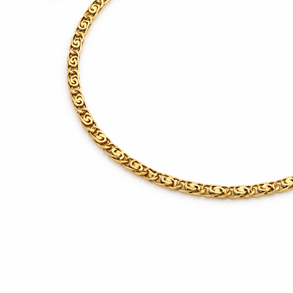 Gold Byzantine Chain Bracelet