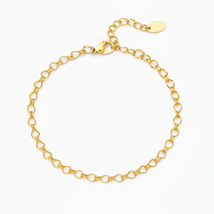 Gold Link Chain Bracelet