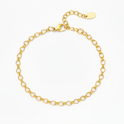 Gold Link Chain Bracelet