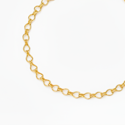 Gold Link Chain Bracelet