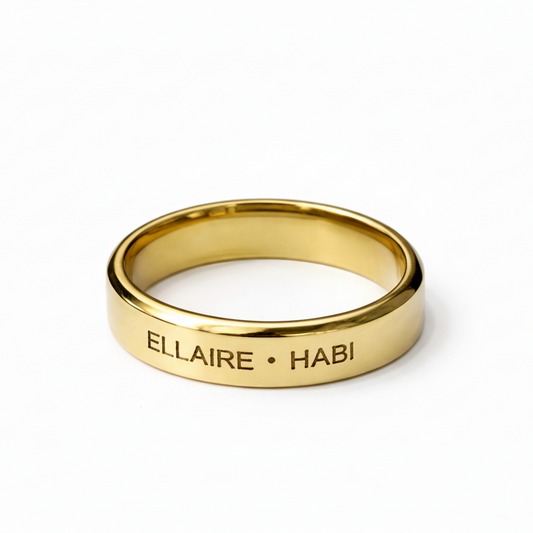 Classic Gold Ellaire Habi Ring