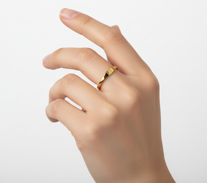 Gold Ring Angel Number 555