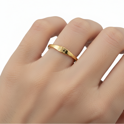 Gold Ring Angel Number 222