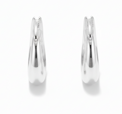 U-Shaped Hoop Earrings