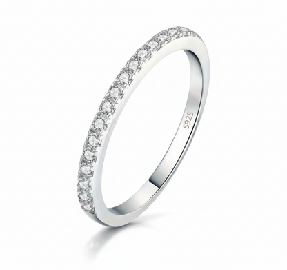 Moissanite Eternity Band