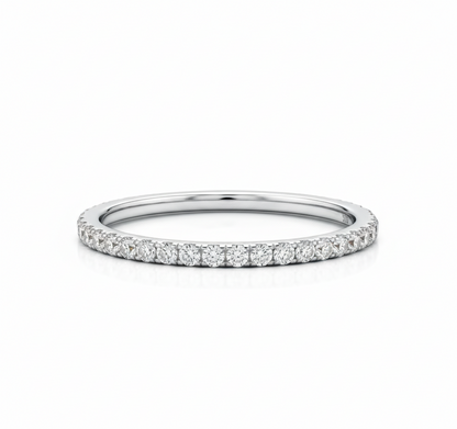 Moissanite Eternity Band