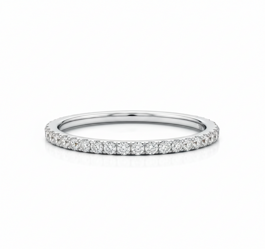 Moissanite Eternity Band