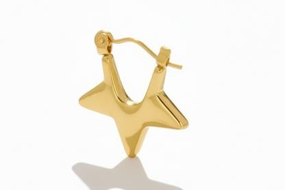 Gold Star Earrings